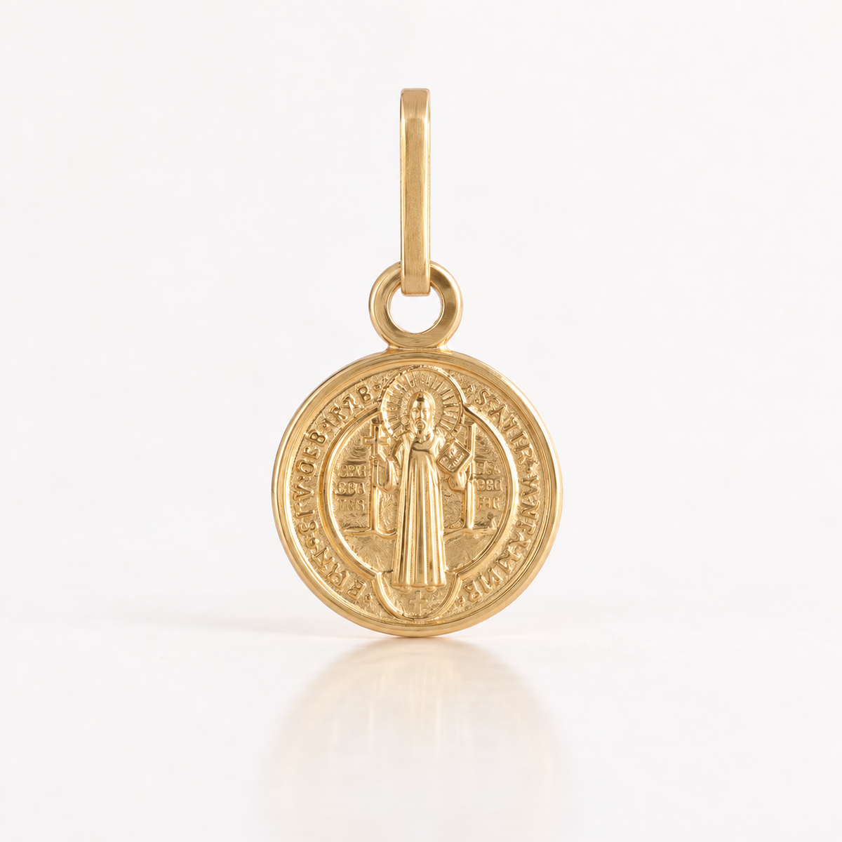 Dije San Benito Oro 18k