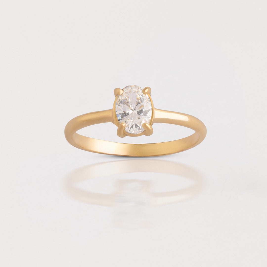 Anillo De Compromiso ORO 18K