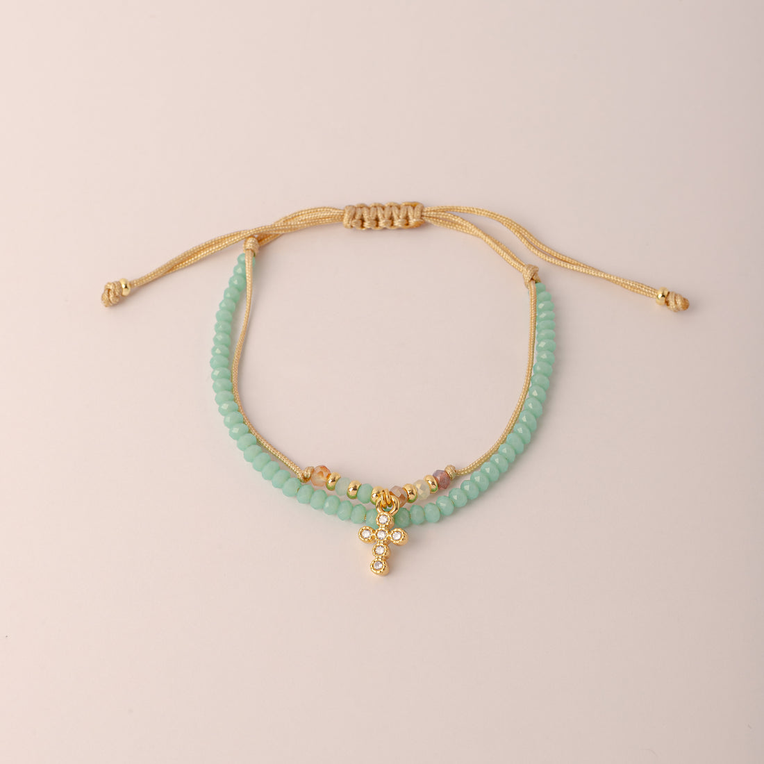 Pulsera Isabella C46 - Cruz Strass
