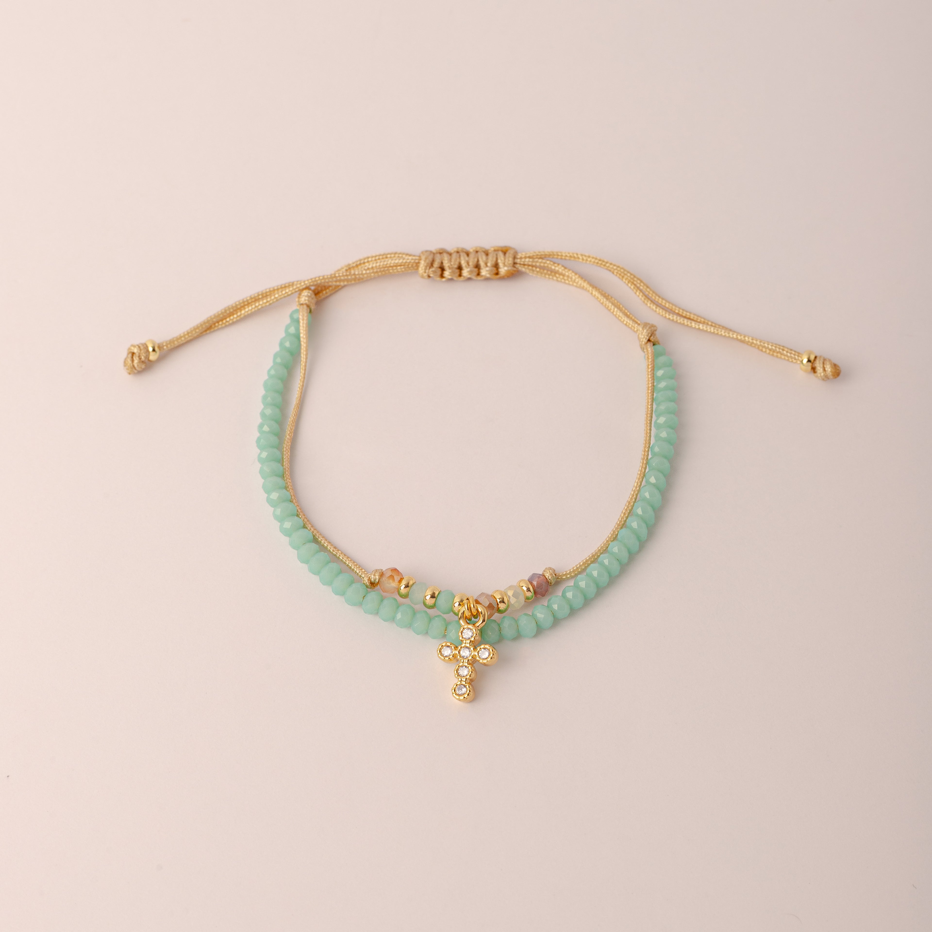 Pulsera Isabella C46 - Cruz Strass