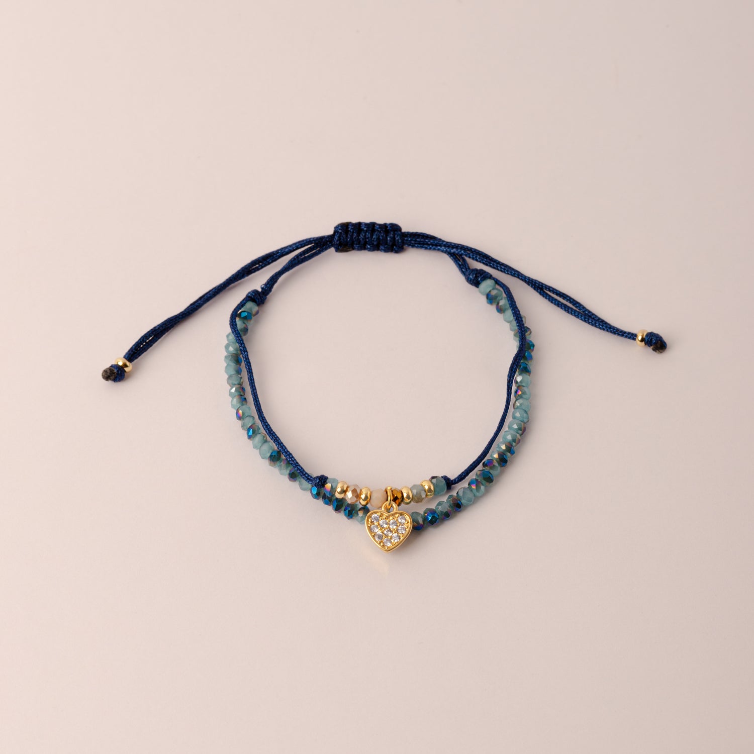 Pulsera Isabella Azul - Corazón