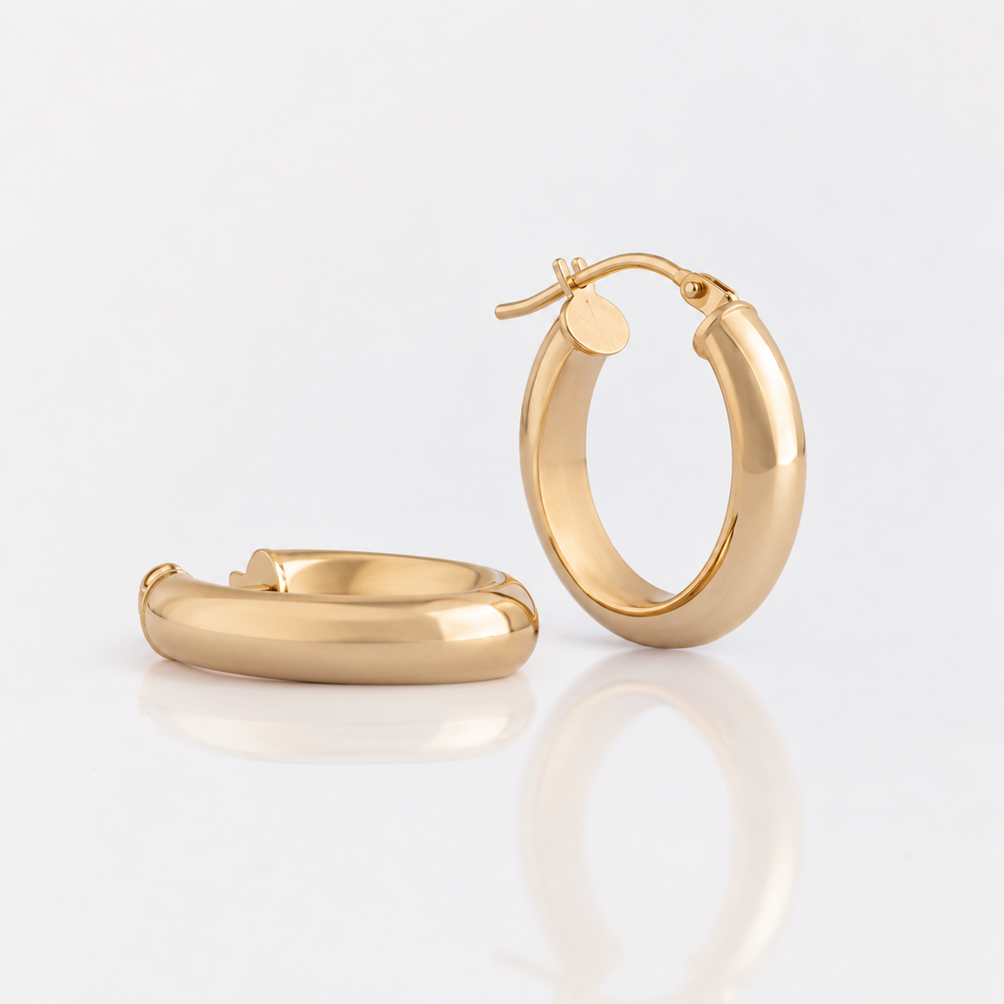Argollas Ovaladas ORO 18K
