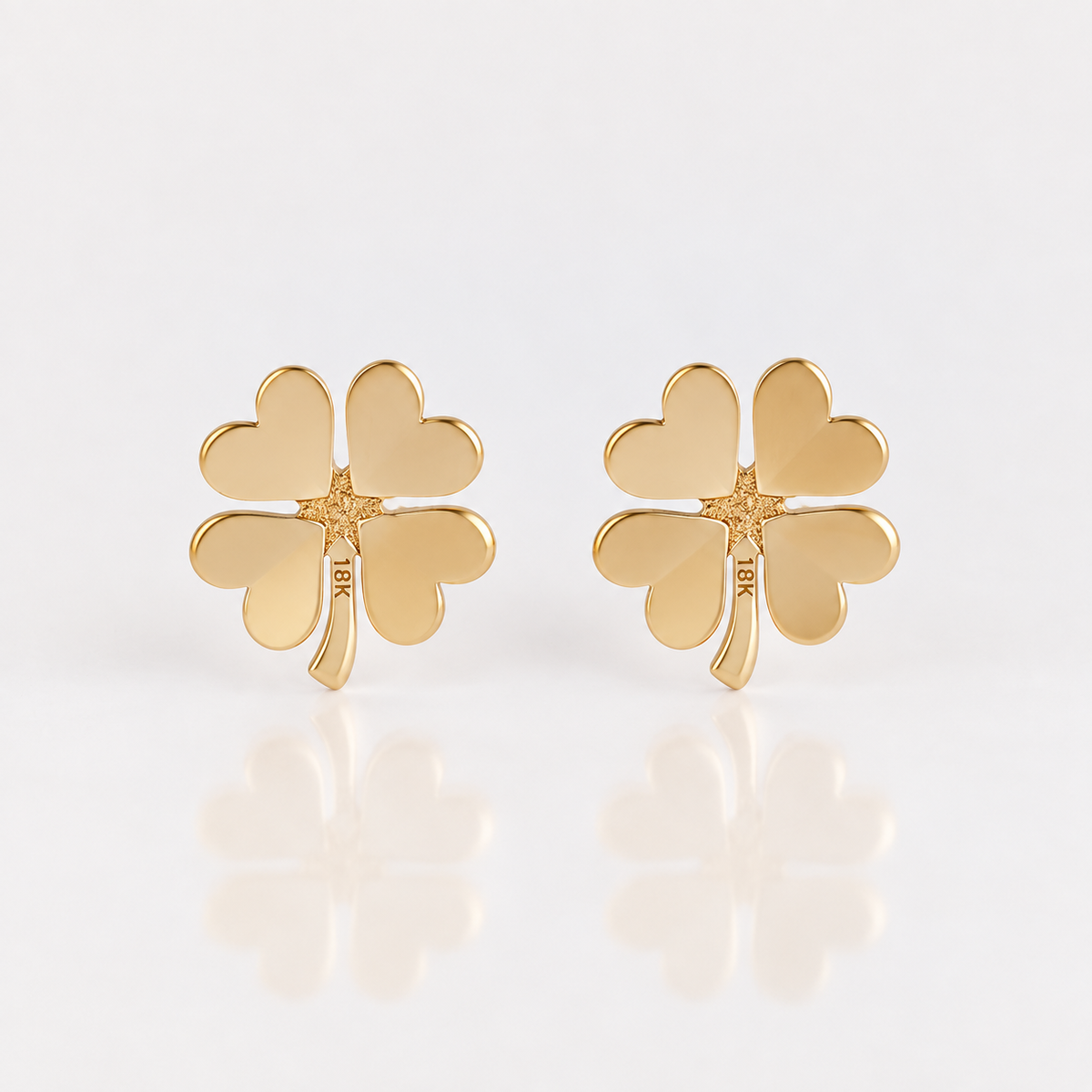 Aretes Cuatro Deseos Oro 18k