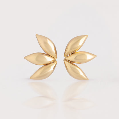 Aretes Fleur Dorée - AR40043