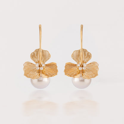 Aretes Fleur Pearl - AG40043