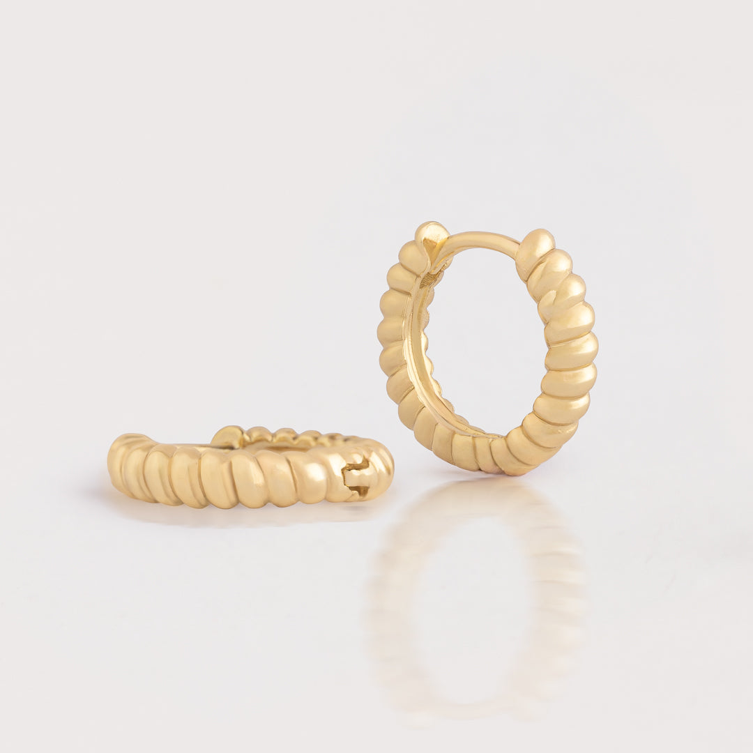 Argollas Golden Twist - AG40045