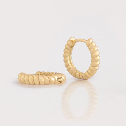 Argollas Golden Twist - AG40045