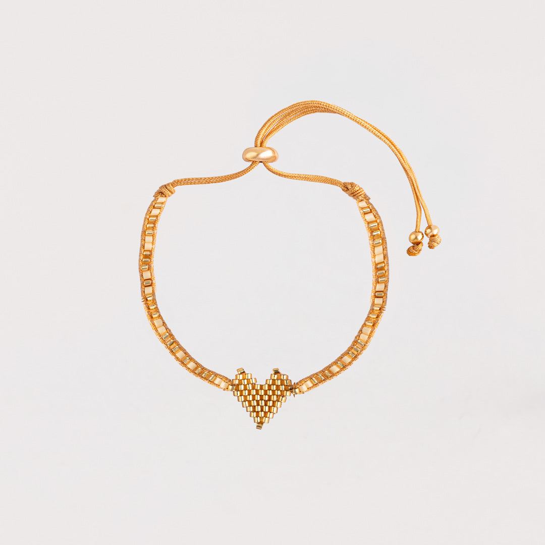 Pulsera Golden Heart