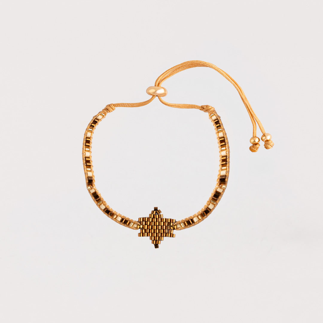 Pulsera Estrella Bronce