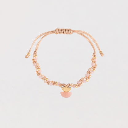 Pulsera Zoe - Cuarzo Rosado