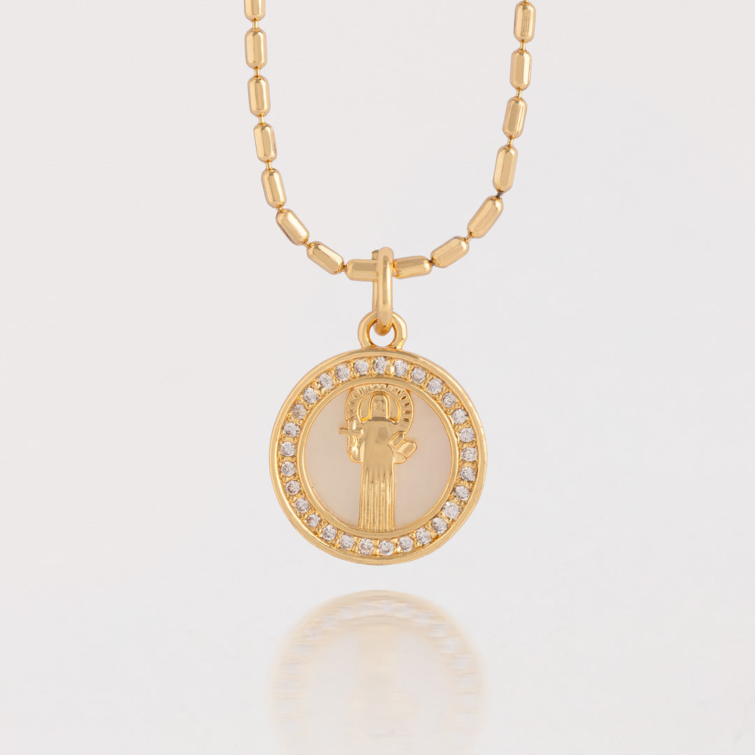Medalla San Benito Nácar