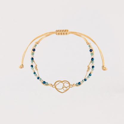 Pulsera Micaela - Corazones