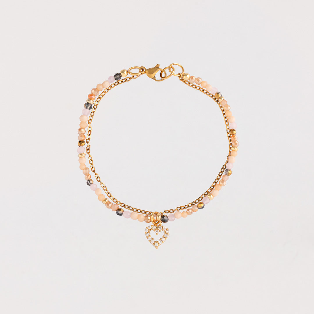 Pulsera Rafaella - Corazón Calado