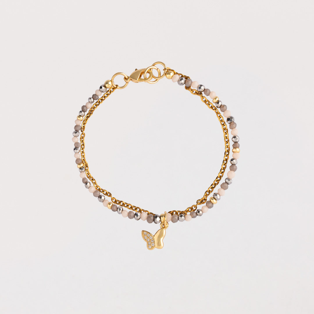 Pulsera Rafaella - Mariposa Semi Strass