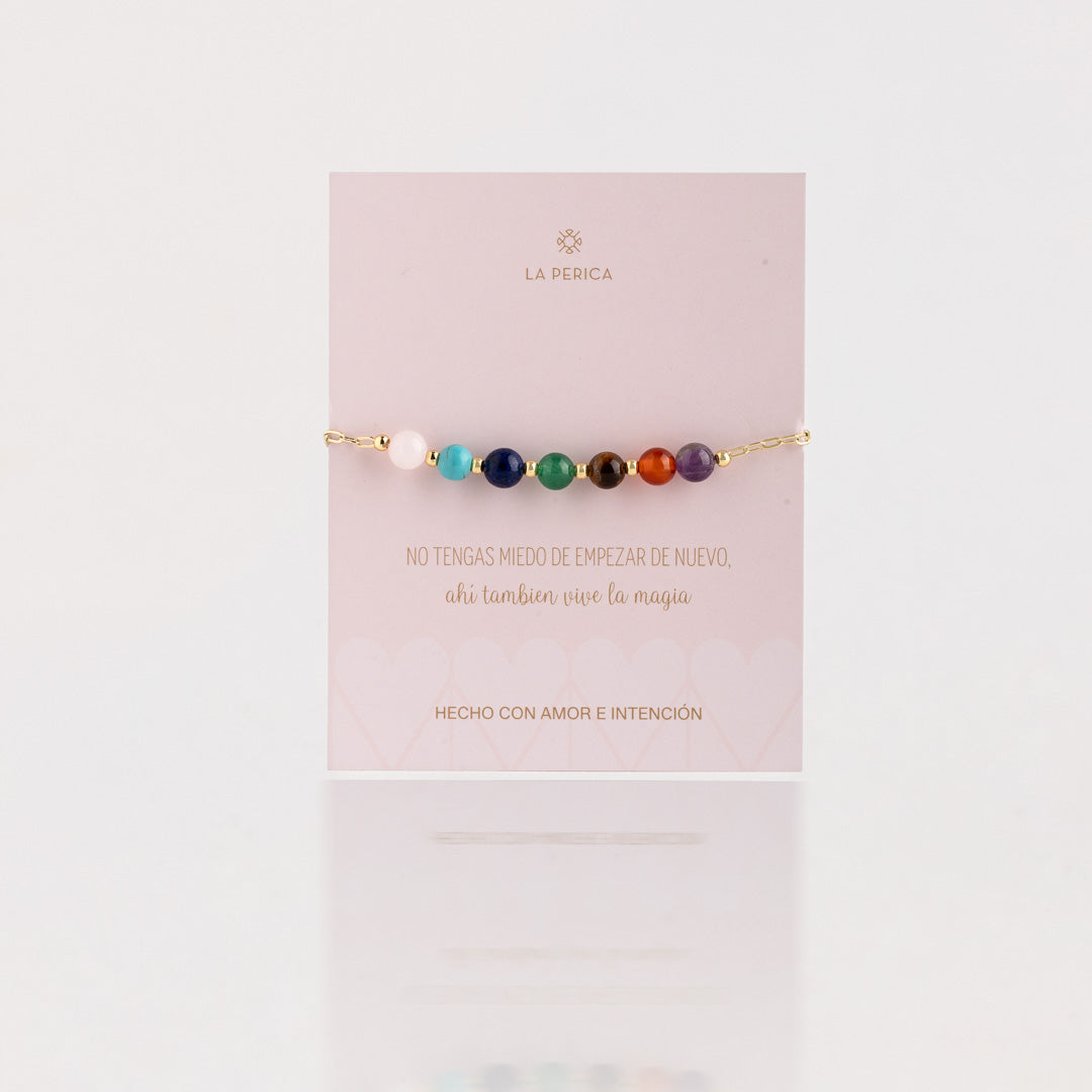 Pulsera 7 Chakras - Cadena