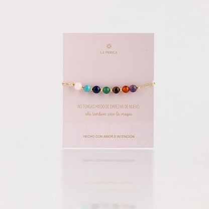 Pulsera 7 Chakras - Cadena