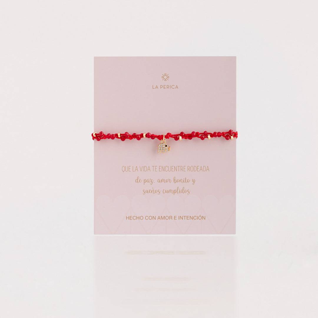 Pulsera Zoe  - Elefante Strass