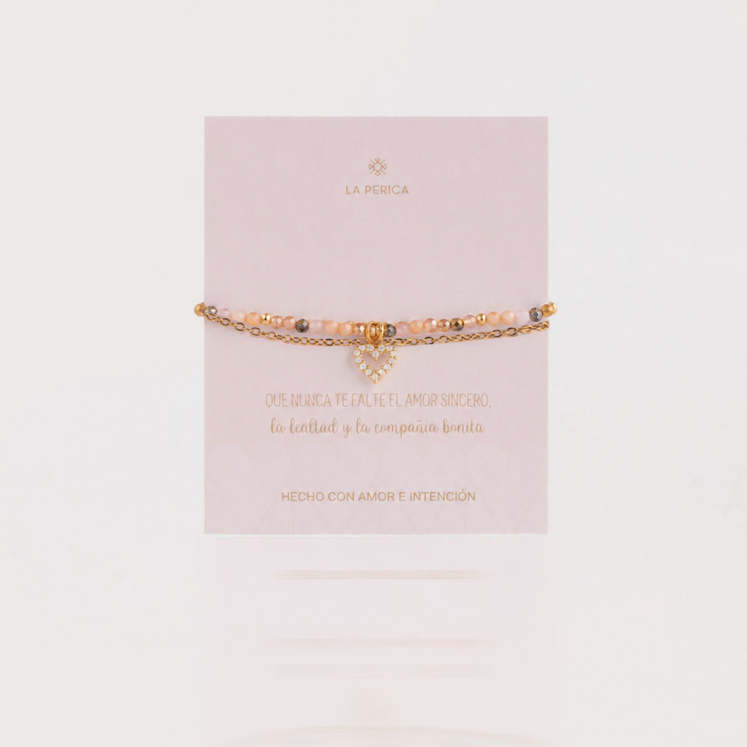 Pulsera Rafaella - Corazón Calado