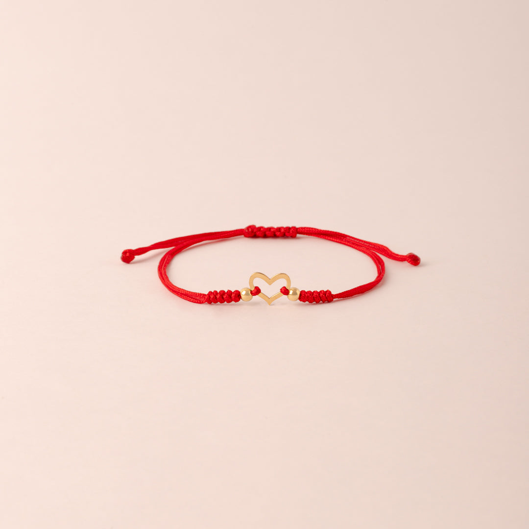 Pulsera Lia Snake Corazón mini Oro 18k