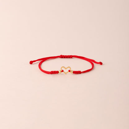 Pulsera Lia Snake Corazón mini Oro 18k