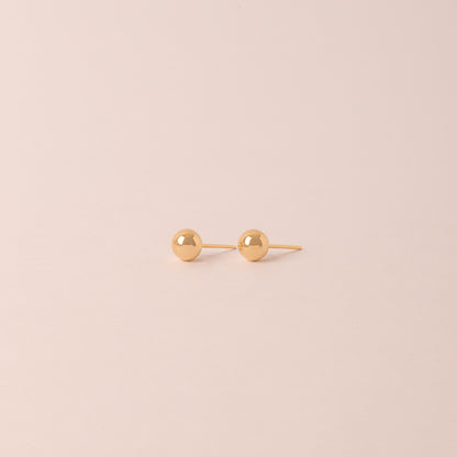 Aretes Bombita Oro 18K