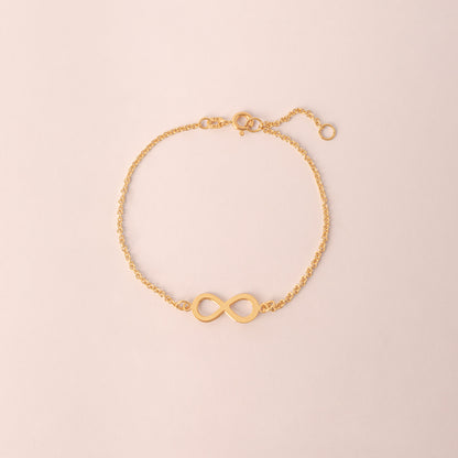 Pulsera Sole Cadena Infinito Oro 18k