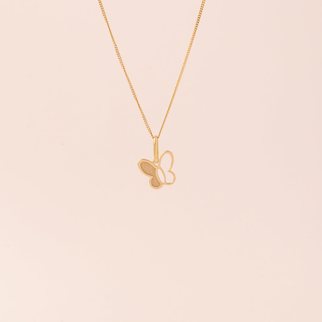 Collar Mariposa Oro 18k