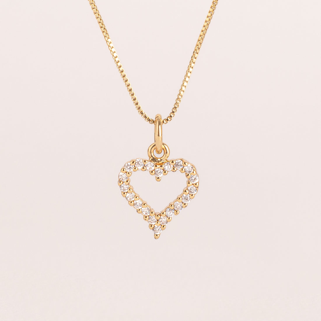 Collar Corazón Strass