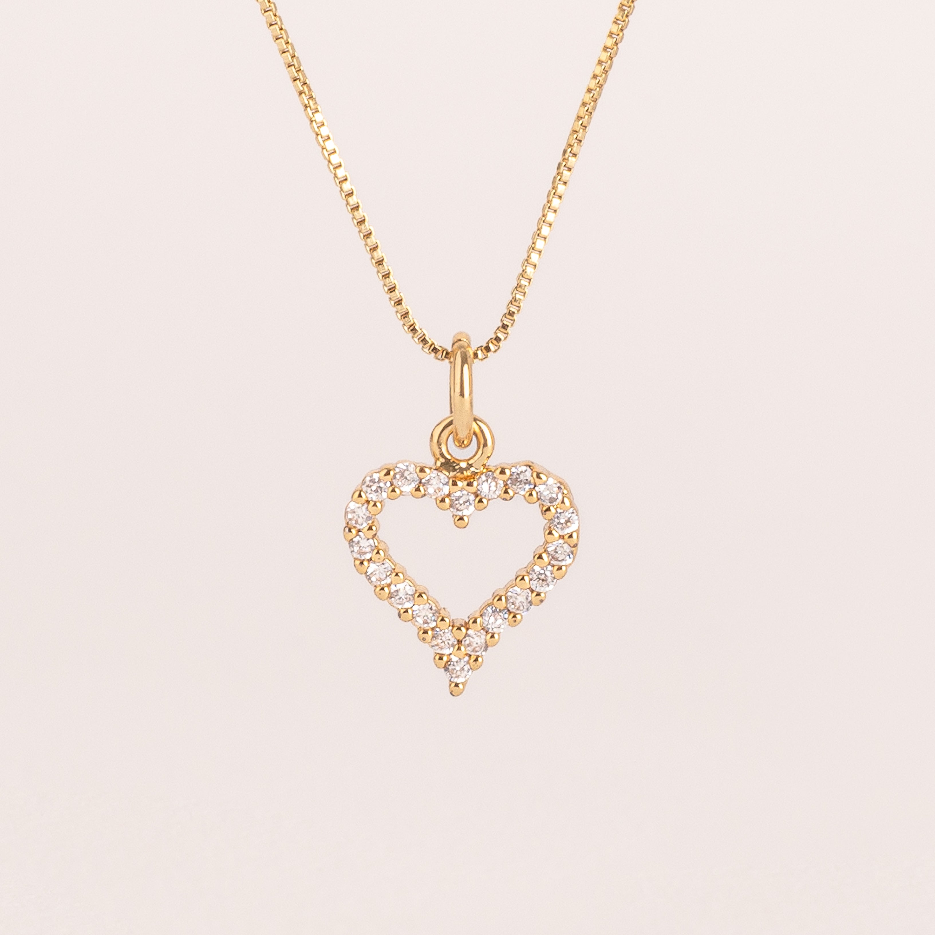 Collar Corazón Strass