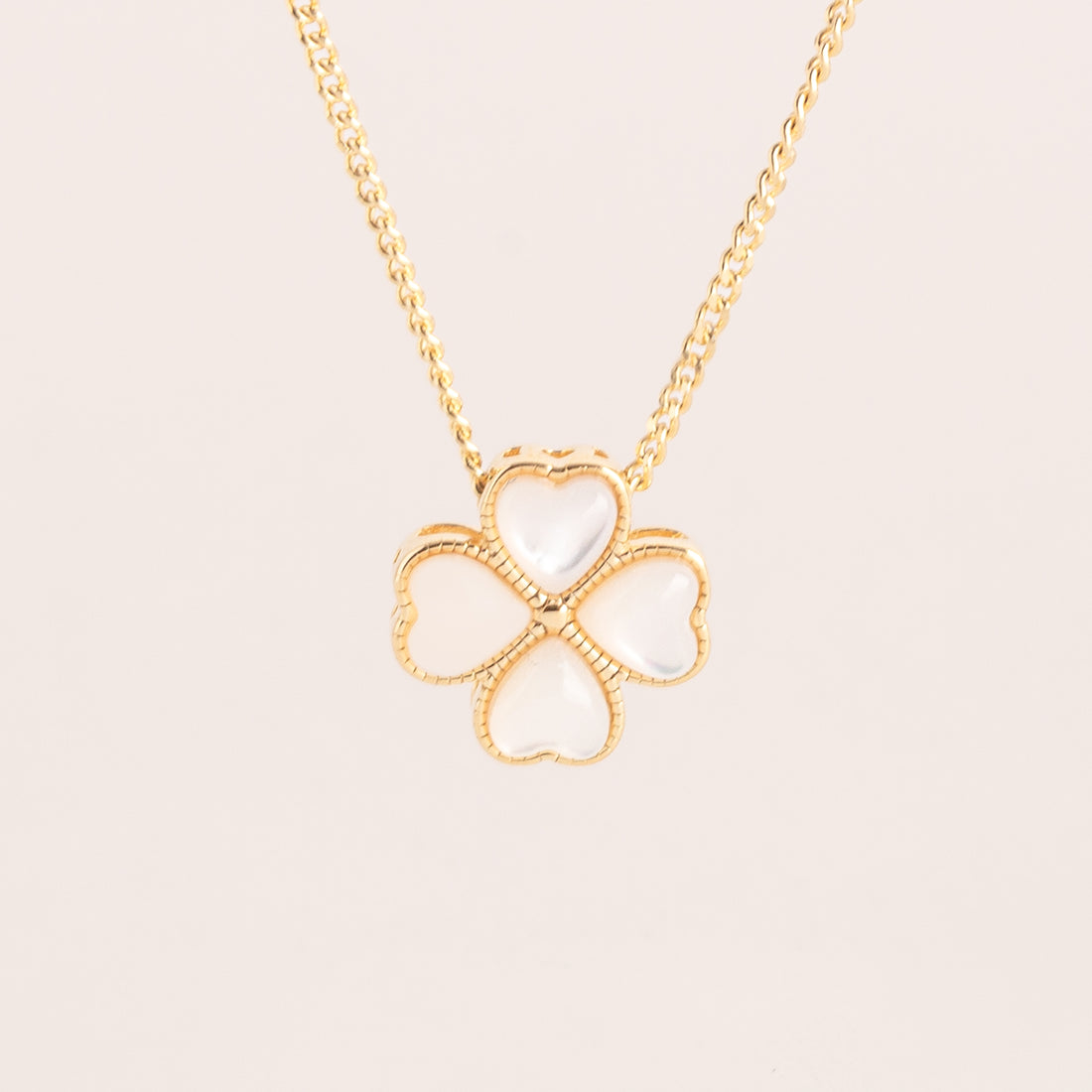 Collar Flor White