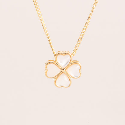 Collar Flor White