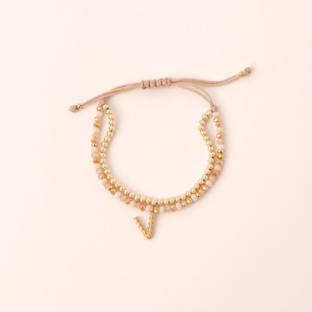 Pulsera Doble Inicial
