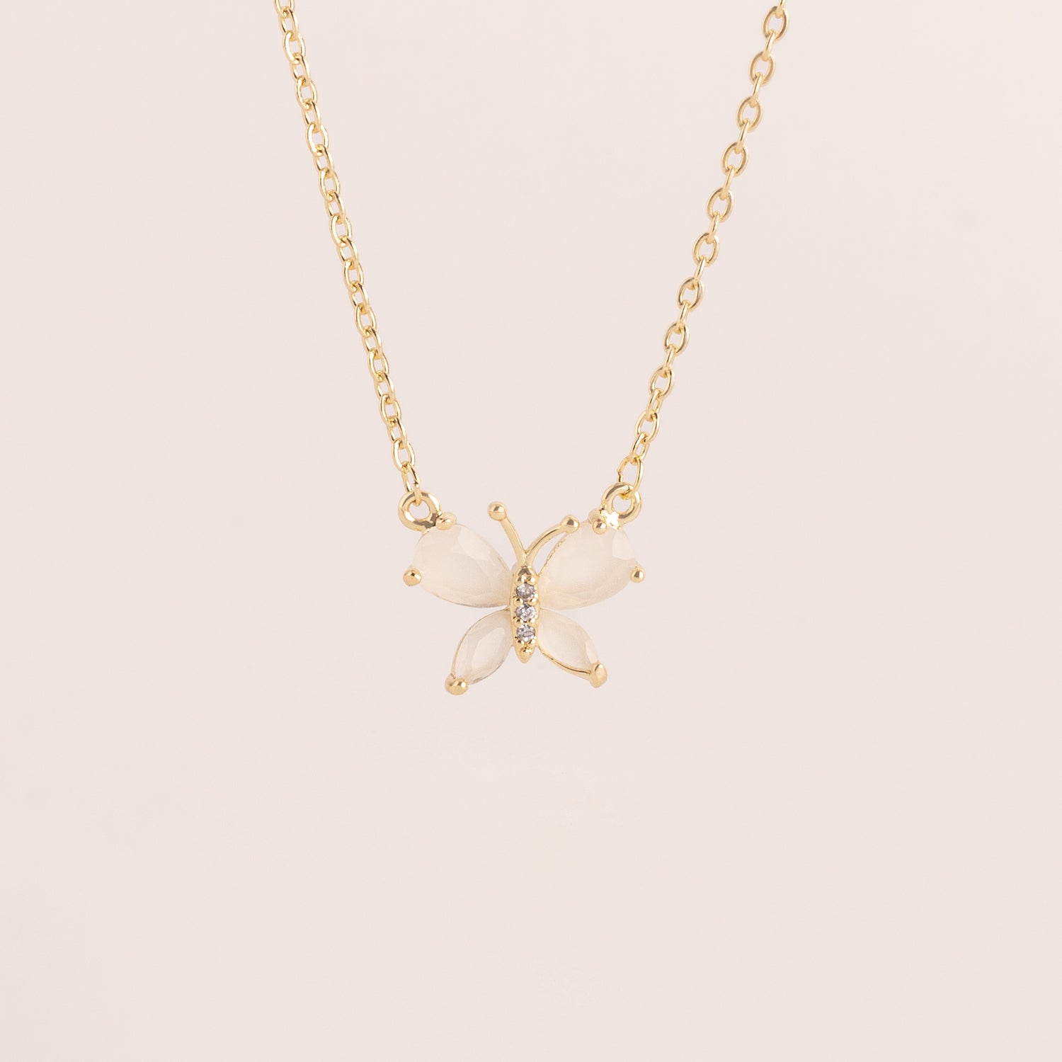 Collar Brillo de Mariposa