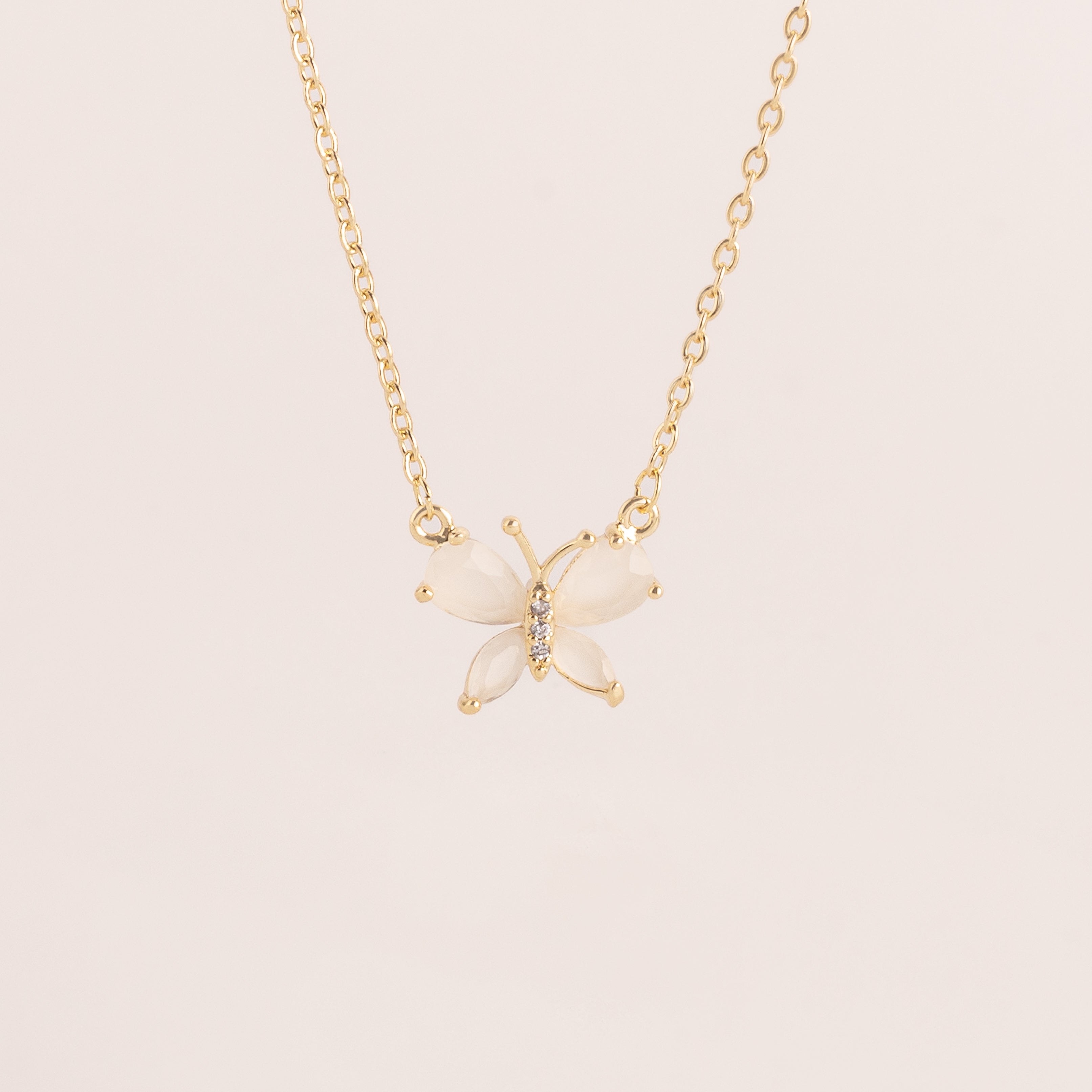 Collar Brillo de Mariposa
