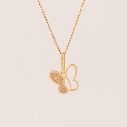 Collar Mariposa Oro 18k