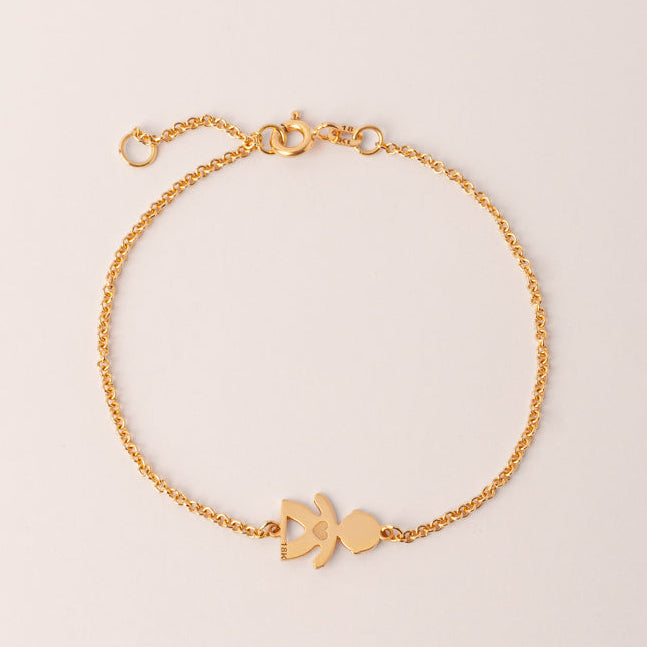 Pulsera Sole Cadena Child Oro 18k