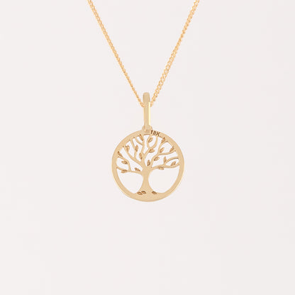 Collar Árbol Oro 18k