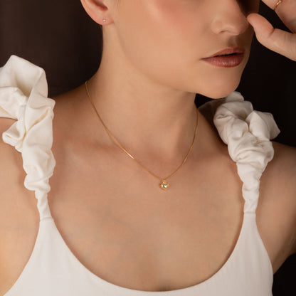 Collar Corazón Bombeado - C030032