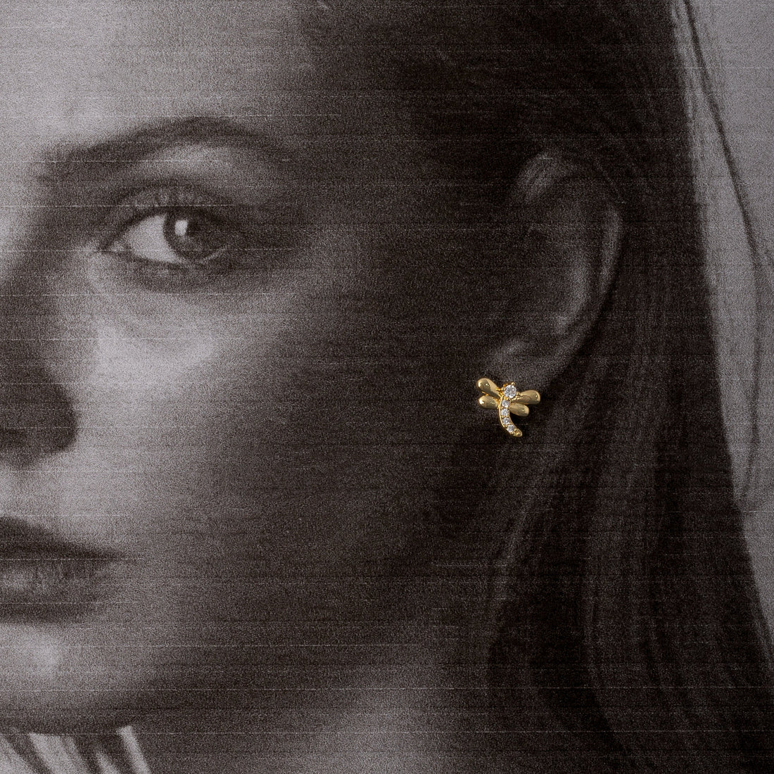 Aretes Golden Wings