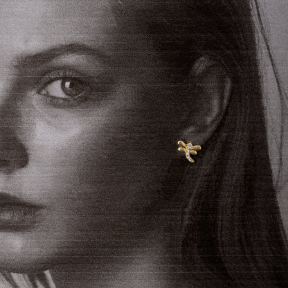 Aretes Golden Wings