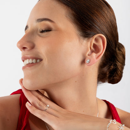 Aretes Gota Strass - AR20007