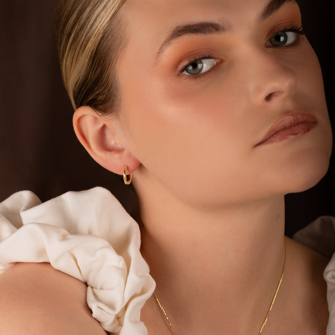 Aretes Semi Ovaladas - AG30032