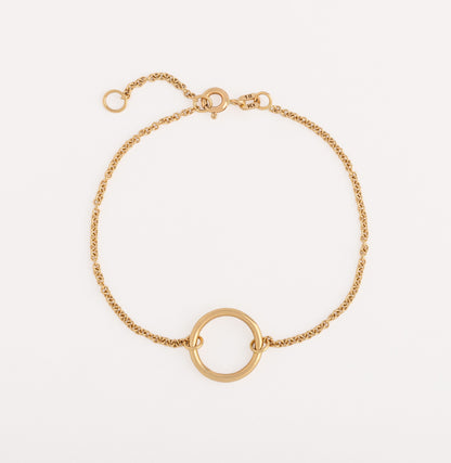 Pulsera circulo de la vida oro 18K