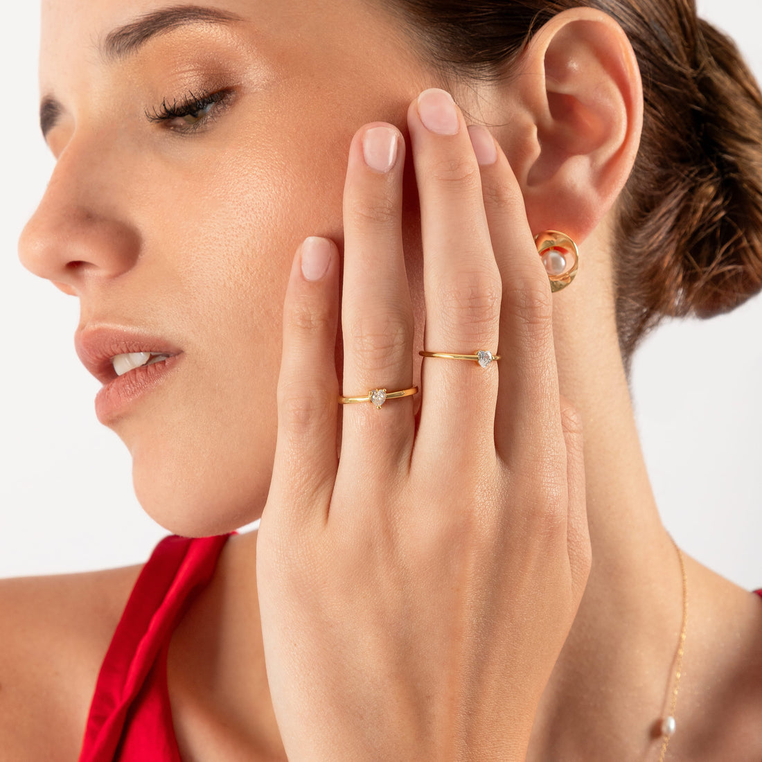 Anillo Corazón Cristal - AN40003