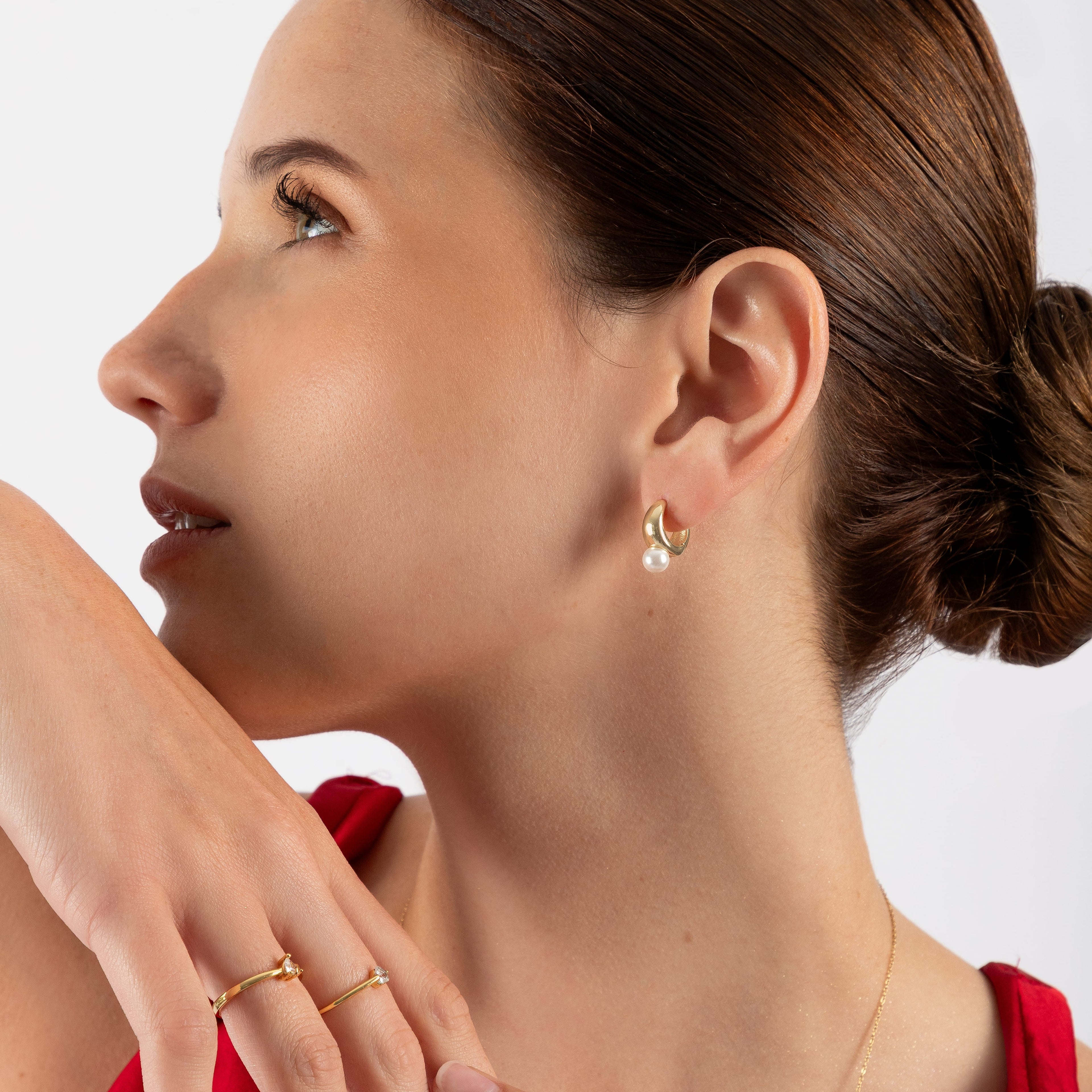 Argolla Drop Pearl - AG40001