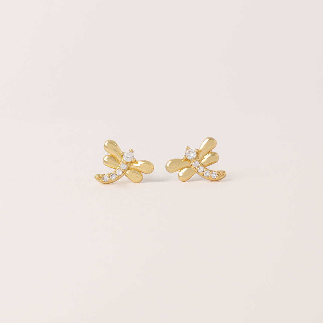 Aretes Golden Wings