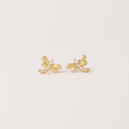 Aretes Golden Wings