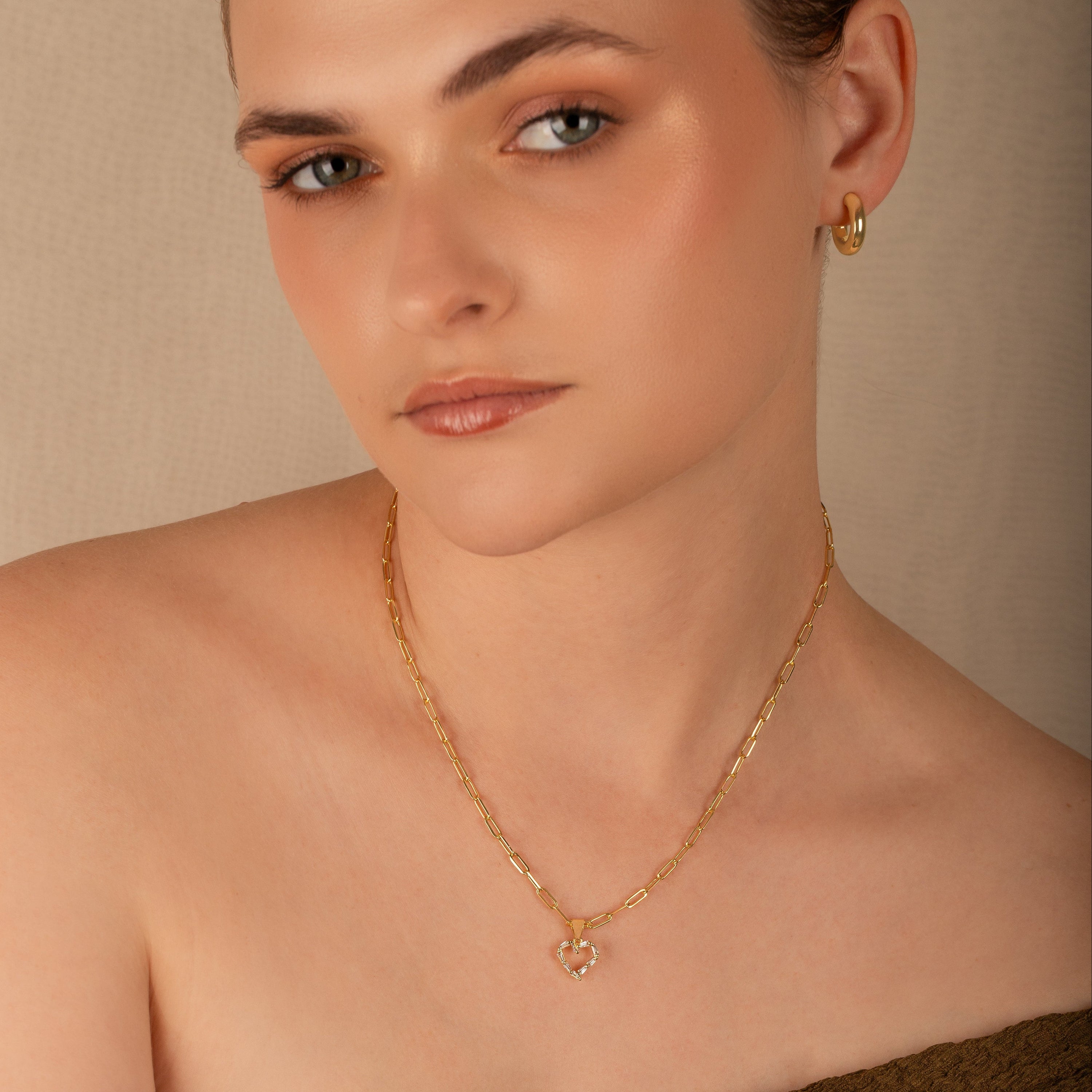 Collar Clip Corazón - CO40011