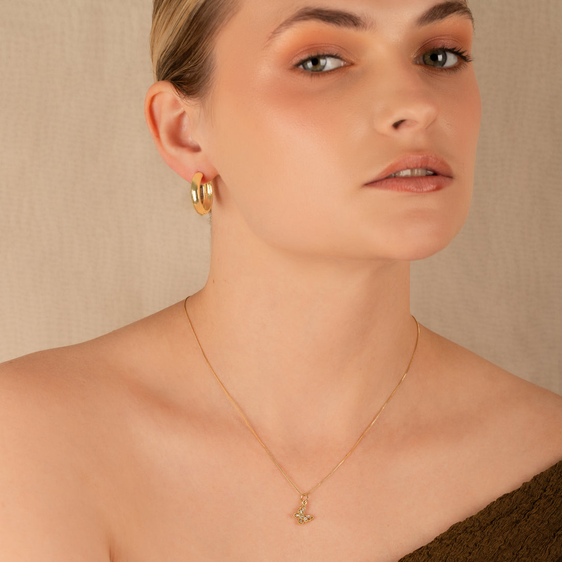 Argollas Bold Curve - AG40027