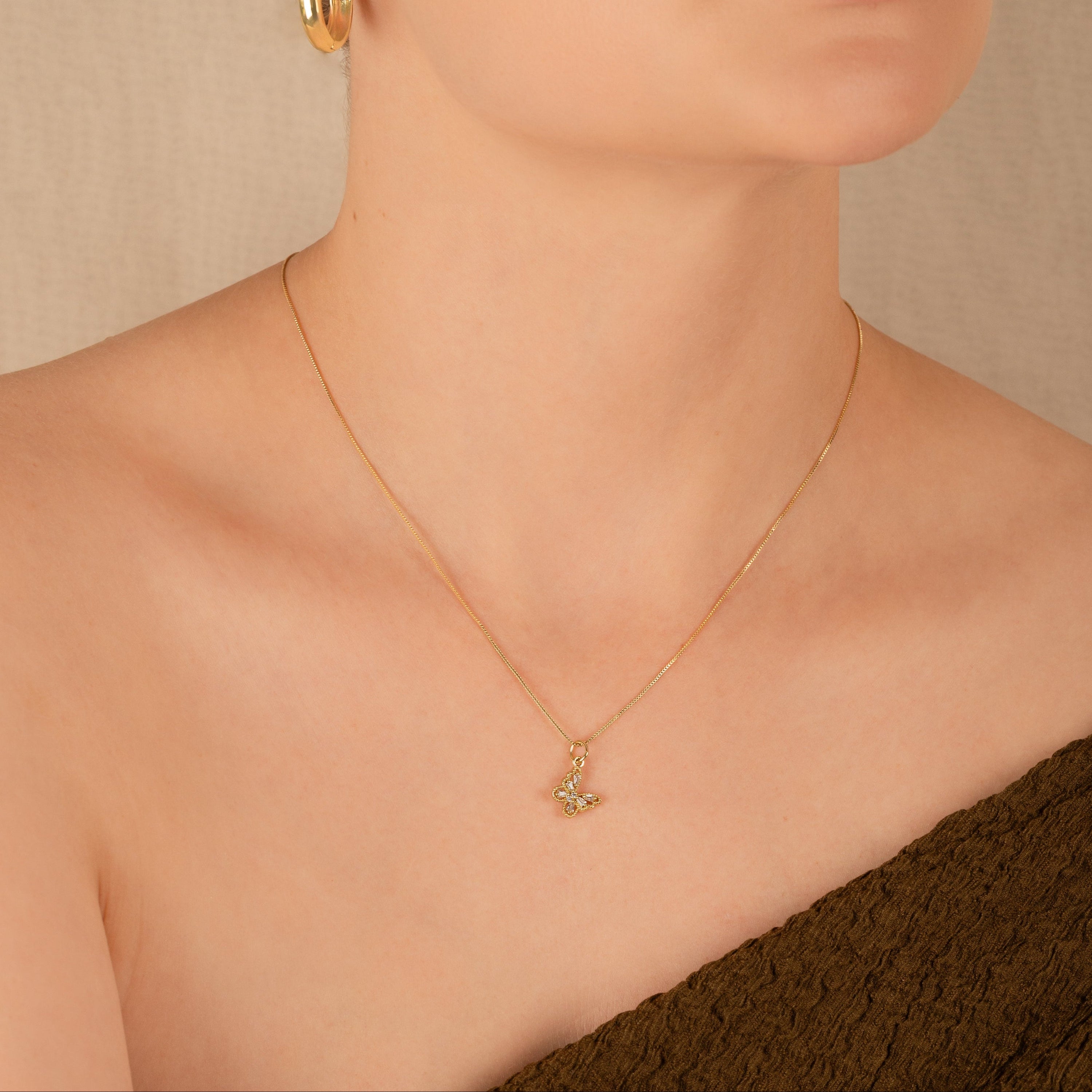 Collar Butterfly Glow - CO40010